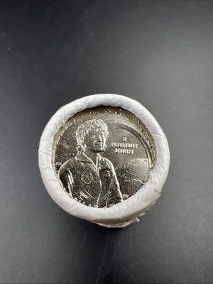 US Mint Certified 2022 D Sally Ride Women's Quarter 40 Coin BU Roll