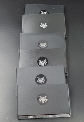 6 Set US OGP Clad Proof Set Lot Collection 1973 - 1978 S - 6 Total sets 30 Coins
