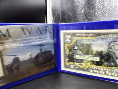 Vietnam War Colorized Enhanced 2017 A 2 Two Dollar Federal Reserve Note Unc #52