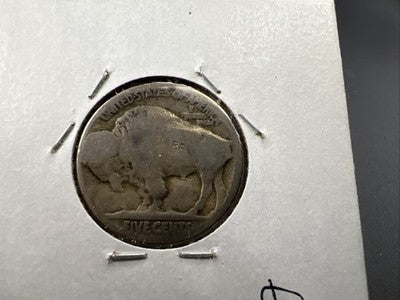 Hobo Buffalo Nickel Coin Modern Carving SKU#D