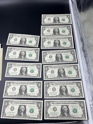 30 Consecutive 2003 * Star FRN Federal Reserve Notes UNC to UNC Details #50