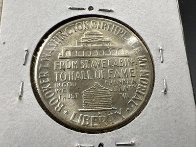 1946 P Booker T Washington Silver Half Dollar Coin BU UNC SK#a