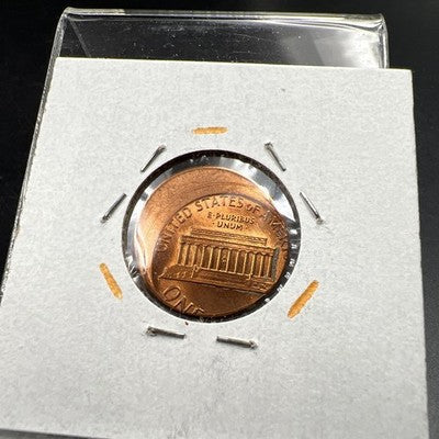1988 1c Lincoln Memorial Cent Penny 40% Off Center Gem BU UNC SKU#AO