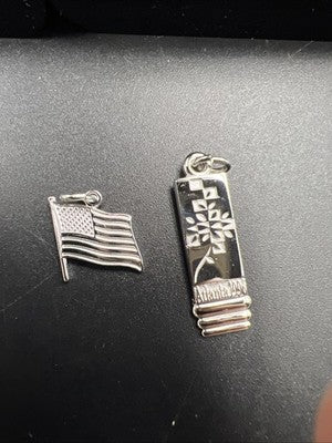 1996 Balfour 3 Piece Atlanta Olympic Pendants Sterling Silver Set