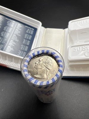 US Mint Certified 2001 P Kentucky State Statehood 40 Coin BU Quarter Roll