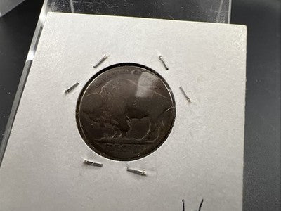 Hobo Buffalo Nickel Coin Modern Carving SKU#H