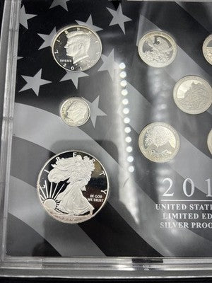 2012 Limited Edition US Silver Proof Set Complete w/ Box COA SK#a