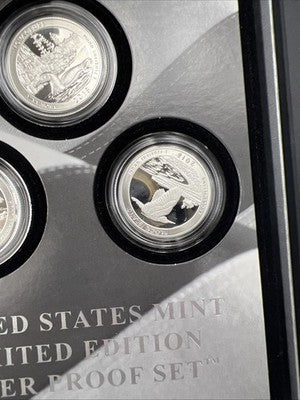 2018 Limited Edition US Silver Proof Set Complete w/ Box COA sku#A