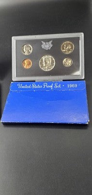 5 Set US OGP Clad Proof Set Lot Collection 1968 - 1972 S - 5 Total sets 25 Coins