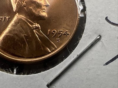 1954 S S/S RPM 003 1c Lincoln Wheat Cent Coin CH BU UNC