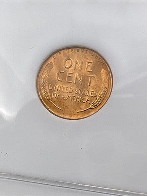 1958 D 1c Lincoln Wheat Cent Penny MS66 RD #022 Gem BU