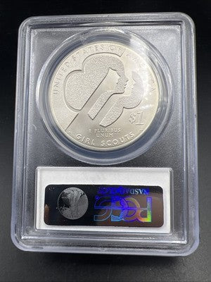 2013 W Girl Scouts Commemorative Silver Dollar Coin PCGS MS70 Gem BU
