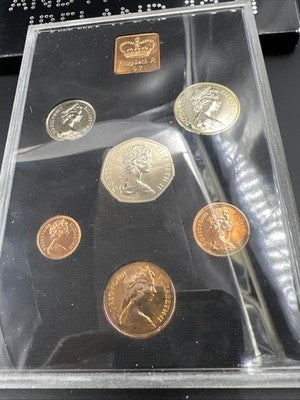 The Decimal Coinage Of Great Britain & Northern Ireland 1971 Coin Proof Set sk#C