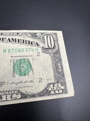 1950 C $10 FRN Ten Dollar Federal Reserve Note New York District Fine Circ #74