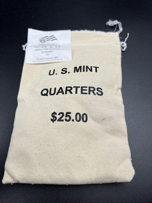 U.S. Mint Bag 100 2010 D Grand Canyon Arizona ATB Quarter Coins BU UNC