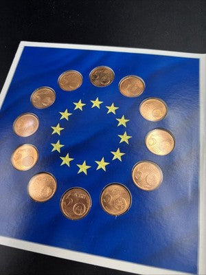 Europe European Union Collection of BU UNC 5 Cent Coins