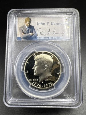 1976 S 50c Kennedy 40% Silver Half Dollar Coin PR69 DCAM PCGS #007