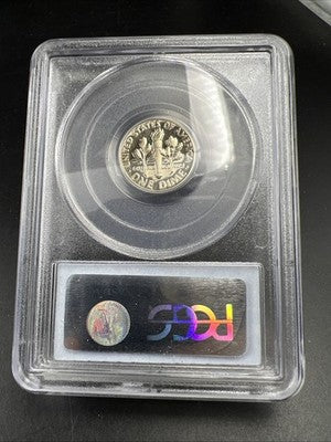 1977 S 10c Roosevelt Copper Nickel Dime Coin PCGS PR69 DCAM #863