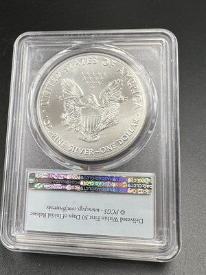 2020 1 Oz ASE American Silver Eagle Coin PCGS MS70 First Strike #586