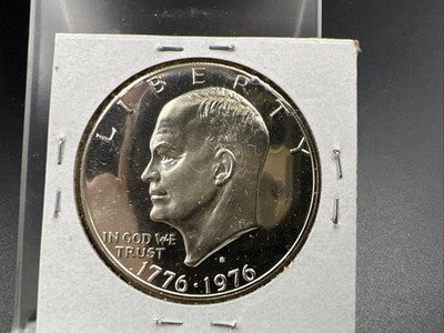 1976 $1 Ike Eisenhower 40% silver Dollar Coin Gem Proof SK#a