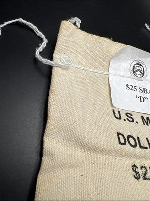 25 Coin US Mint Bag BU UNC 1999 D SBA Susan B Anthony Dollar Coins