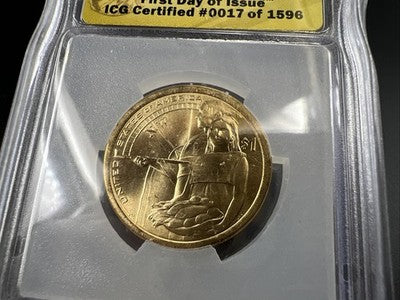 2014 D $1 Sacagawea Native Dollar Gem BU Coin MS67 ANACS #17