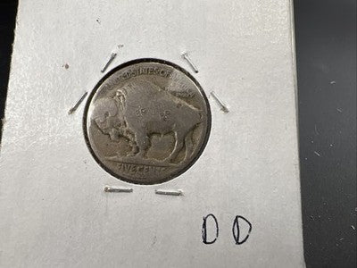 Hobo Buffalo Nickel Coin Modern Carving SKU#DD