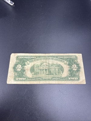 1928 G $2 Two Dollar USN Red Seal G / VG Circ #087