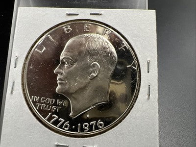1976 $1 Ike Eisenhower 40% silver Dollar Coin Gem Proof SK#2b