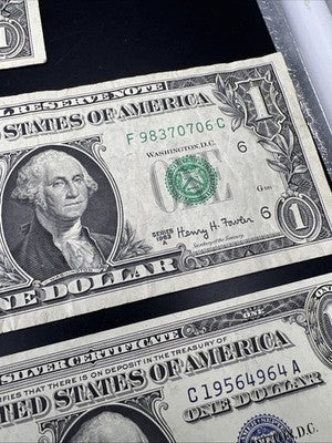 $1 Bill Collector's Lot 1957 $1 1963 B $1 1963 A $1 2013 * $1 2017 * $1 2021 *