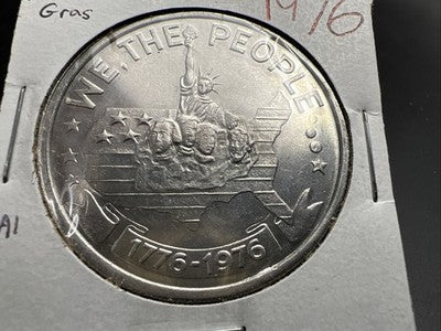 1976 St Bernard Parish Marti Gras Token We The People CH AU