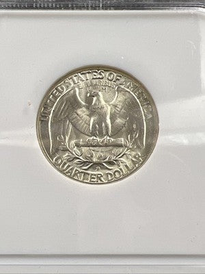 1954 S 25c Washington Silver Quarter Coin Gem BU Certified MS66 NGC #040