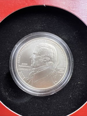 2005 John Marshall Silver Dollar Coin & Chronicles US Mint Set Gem BU $1 Coin #A