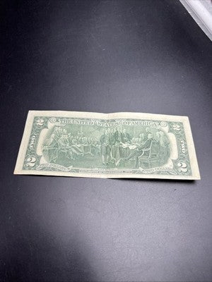 1976 $2 Bicentennial Federal Reserve Note VF Semi Radar Serial #25000026