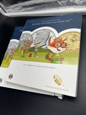 2019 Coin Starter & Activity US Mint Booklet with Proof & Circulating Coins #a