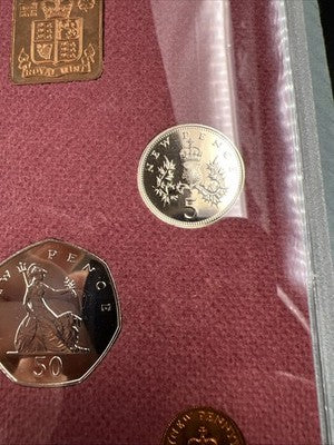 1979 Great Britain Northern Ireland Uncirculated Coin Set in Box