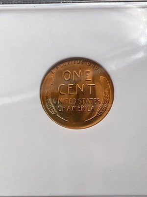 1954 S 1c Lincoln Wheat Cent Penny MS67 Red Gem BU UNC #081