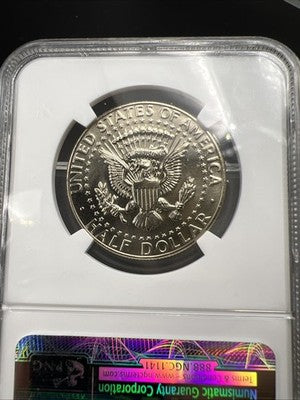 1987 D 50c Kennedy Half Dollar Coin NGC MS66 Rank #100 Holder