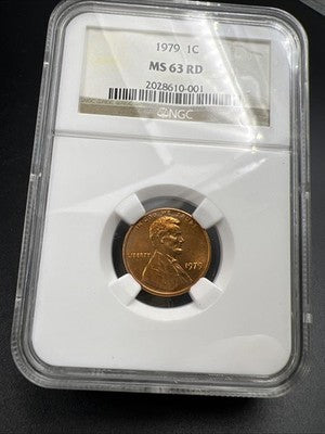 1979 P 1c Lincoln Memorial Cent Penny MS63 RD NGC #001