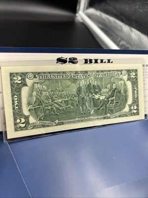 Independence Day Colorized Enhanced 2017 A 2 Two Dollar Federal Reserve Note #B