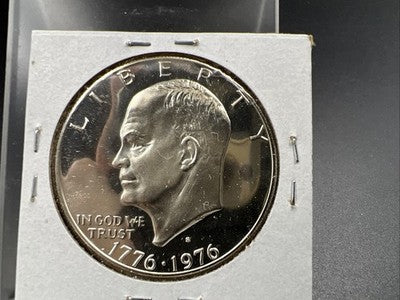 1976 $1 Ike Eisenhower 40% silver Dollar Coin Gem Proof SK#a