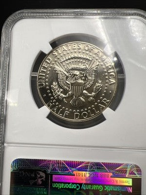 1987 D 50c Kennedy Half Dollar Coin NGC MS66 Rank #100 Holder