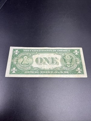 1935 D $1 Wide Margin One Dollar Silver Certificate Fine Circ #46