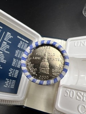 US Mint Certified 2000 D Maryland State Statehood Quarter Roll BU UNC
