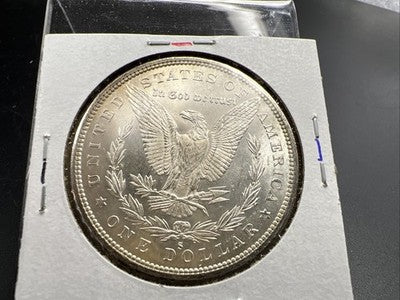 1880 S $1 Morgan Silver Dollar Coin BU Unc Nice Toning Obverse