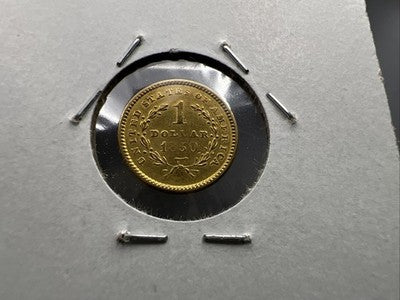 1850 Liberty Head Type I Gold Dollar $1 Choice VF Very Fine Circ