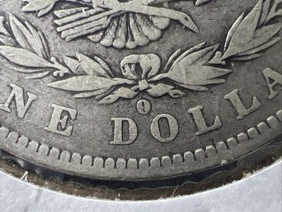 1882 O / S Strong $1 Morgan Silver Dollar Coin Fine Circ SK#A
