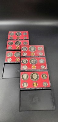 6 Set US OGP Clad Proof Set Lot Collection 1973 - 1978 S - 6 Total sets 30 Coins