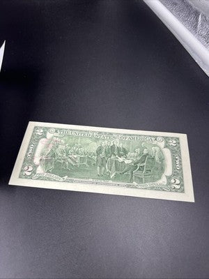 Chumlee Pawn Stars signed 2003 A $2 FRN Federal Reserve Note