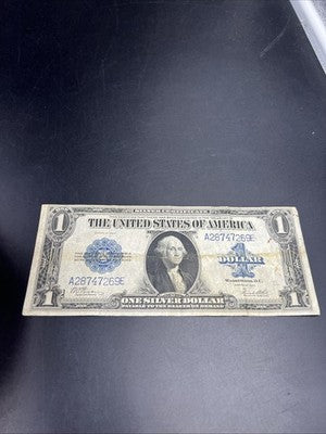 1923 $1 One Dollar Silver Certificate Choice VG Very Good FR 238 Woods White #28